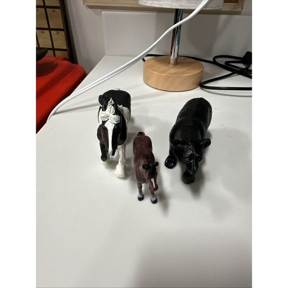 2 Horses And A‎ Black Bear - Picture 1 of 4